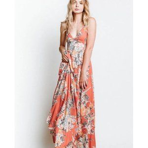 Intimately by Free People Through The Vine Maxi Pink Floral Maxi Dress